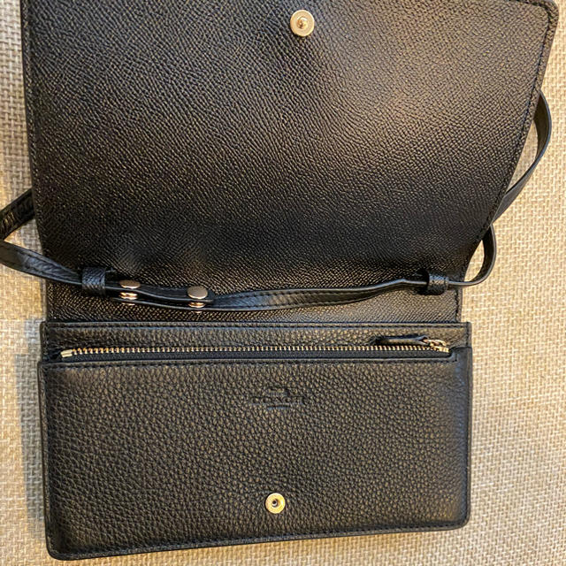 COACH(コーチ)の☆COACH☆コーチ☆ショルダーウォレット　長財布　黒 レディースのファッション小物(財布)の商品写真