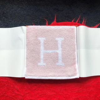 エルメス(Hermes)のエルメス　アヴァロン　ピンク　ハンドタオル(ハンカチ)