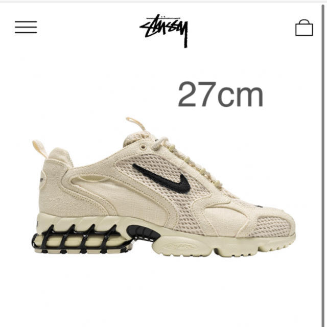 STUSSY(ステューシー)のSTUSSY / NIKE AIR ZOOM SPIRIDON CAGE 2 メンズの靴/シューズ(スニーカー)の商品写真