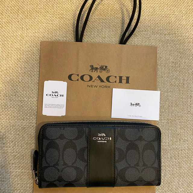 新品未使用☆COACH☆コーチ 長財布　ブラック