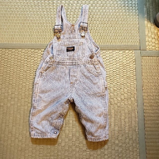 OshKosh(オシュコシュ)のオーバーオール デニム キッズ/ベビー/マタニティのベビー服(~85cm)(パンツ)の商品写真