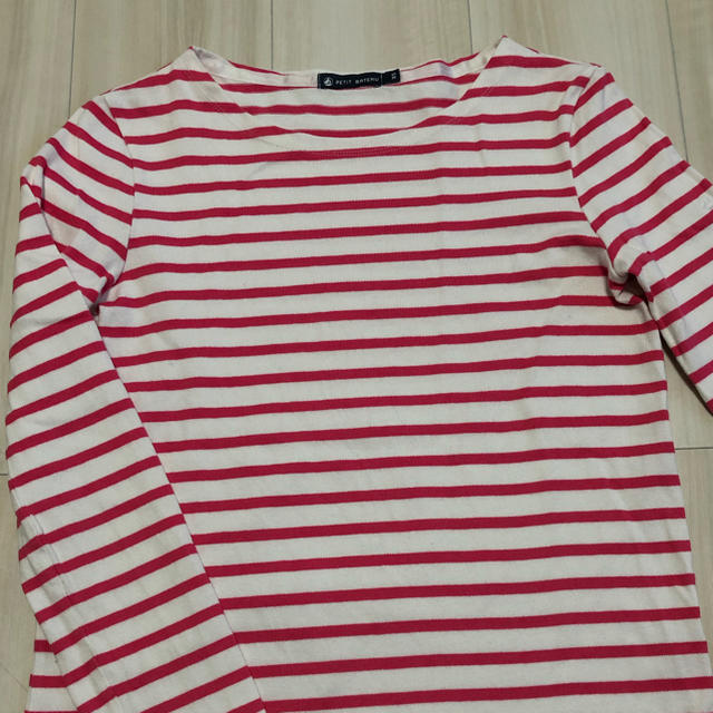 PETIT BATEAU(プチバトー)のプチバトー　マリニエールカットソー　XS レディースのトップス(カットソー(長袖/七分))の商品写真