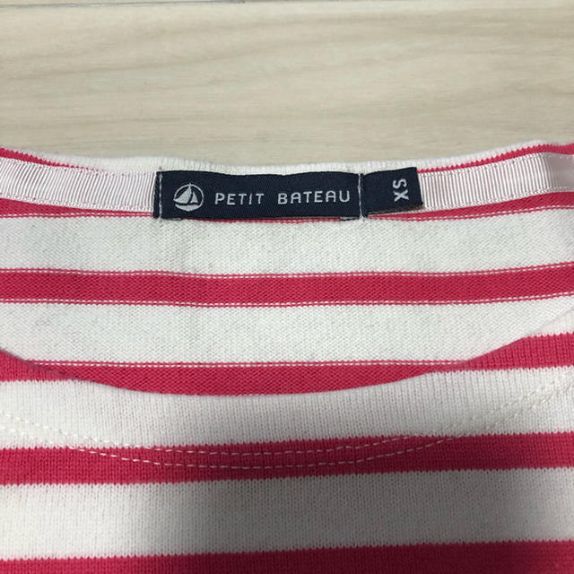 PETIT BATEAU(プチバトー)のプチバトー　マリニエールカットソー　XS レディースのトップス(カットソー(長袖/七分))の商品写真