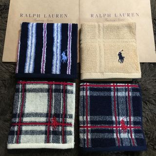 ラルフローレン(Ralph Lauren)のSALE♡ラルフローレン タオルハンカチ(ハンカチ/ポケットチーフ)