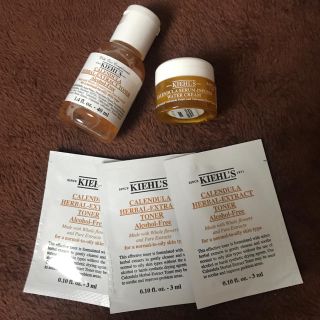 キールズ(Kiehl's)のKIEHL'S キールズ カレンデュラ トナー&ウォータークリーム サンプル(サンプル/トライアルキット)