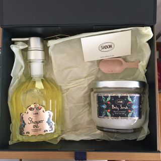 サボン(SABON)のSABON　スクラブ&シャワーオイル　ホリデイコレクション(ボディスクラブ)