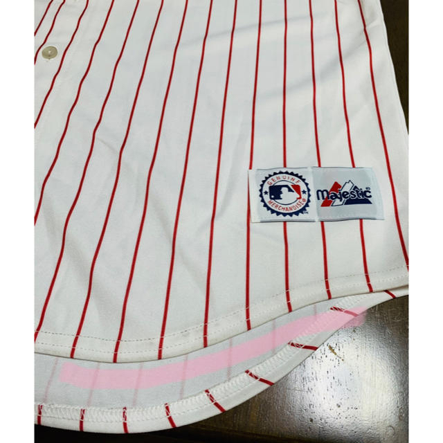 Majestic(マジェスティック)のMLB ユニフォーム　フィリーズ　2着おまとめ買い用 スポーツ/アウトドアの野球(ウェア)の商品写真
