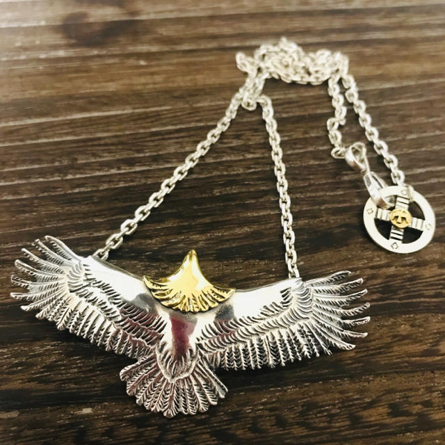 goro's - silver925 頭金 大イーグル チェーンネックレス / 登坂 goro's - silver925 頭金 大イーグル チェーンネックレス / 登坂