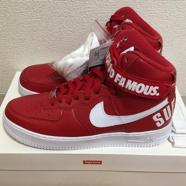 靴/シューズ28cm Supreme Air Force 1 High SP