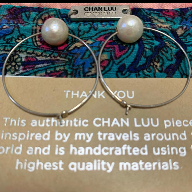 CHAN LUU(チャンルー)のCHAN LUU コットンパールピアス　 レディースのアクセサリー(ピアス)の商品写真