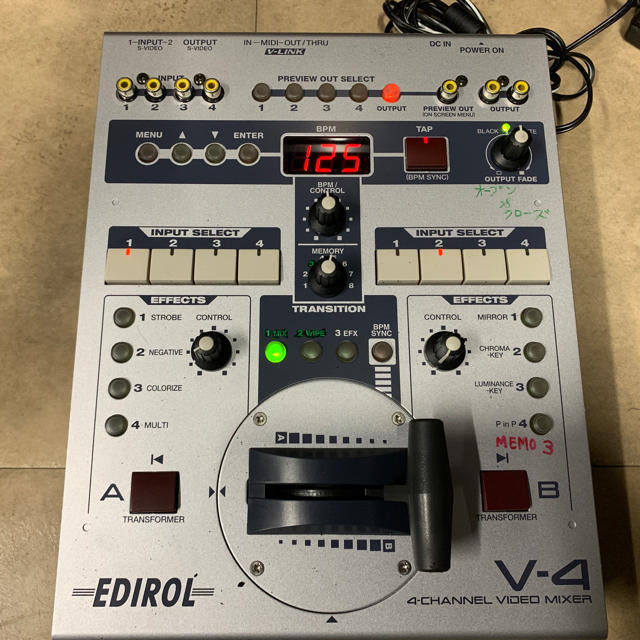 国際ブランド EDIROL 動作確認済み Roland V-4 V-4チャンネル ビデオ