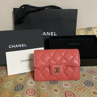 シャネル(CHANEL)のシャネル　キャビアスキン　名刺いれ　新品未使用(名刺入れ/定期入れ)