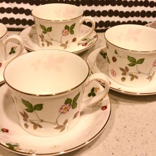 ウェッジウッド(WEDGWOOD)の6脚セット　ウェッジウッド(グラス/カップ)