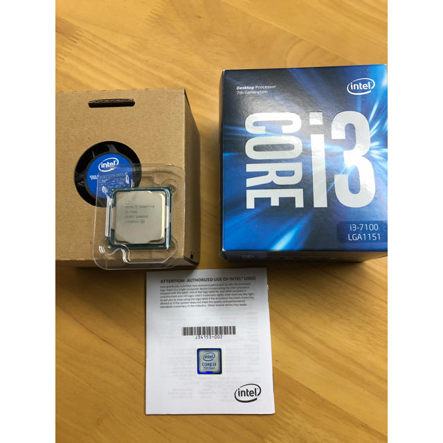 CPU intel  core i3 美品