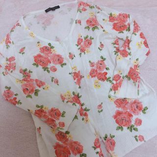 ミッシュマッシュ(MISCH MASCH)のミッシュマッシュ ♡ 花柄 カーディガン(カーディガン)