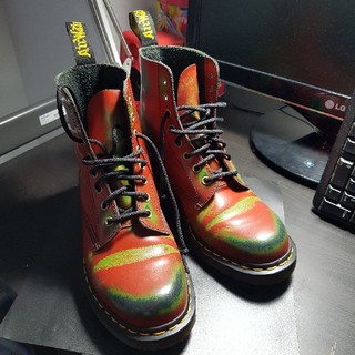 Dr.Martens - ドクターマーチン16ホールレッドグリーンレアカラー ...