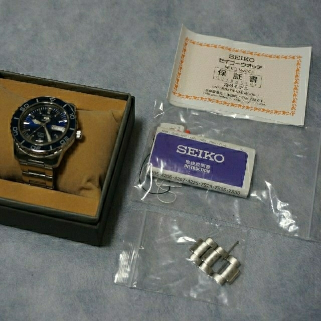 SEIKO(セイコー)の【きんちゃん様専用】 SEIKO 5 SPORTS  自動巻き  専用ケース付き メンズの時計(腕時計(アナログ))の商品写真