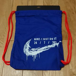 ナイキ(NIKE)のNIKE ナイキ ナップサック YTH ジムサック ブラック ジュニア ブルー(その他)