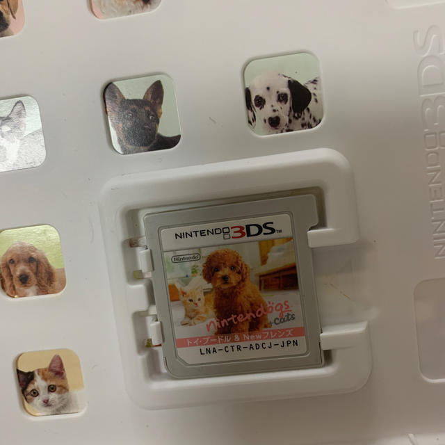 nintendogs + cats トイ・プードル＆Newフレンズ 3DS エンタメ/ホビーのゲームソフト/ゲーム機本体(携帯用ゲームソフト)の商品写真