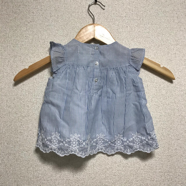 西松屋(ニシマツヤ)のトップス&ブルマセット　60-70センチ キッズ/ベビー/マタニティのベビー服(~85cm)(ワンピース)の商品写真