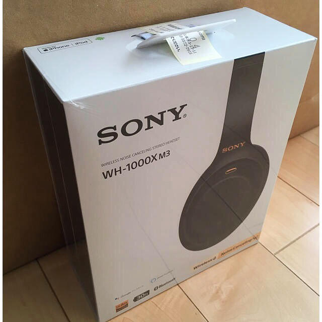 【新品・未開封・保証付】SONYワイヤレスヘッドホン WH1000XM3 1