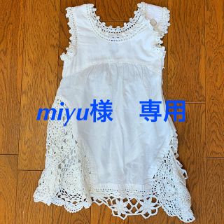 ムチャチャ(muchacha)のムチャチャ  Ｓ 白レースカットソー(Tシャツ/カットソー)