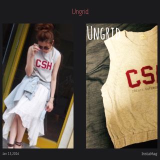 アングリッド(Ungrid)の【未使用】CSHプリントショートT/T(タンクトップ)