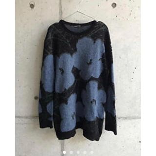 ラッドミュージシャン(LAD MUSICIAN)のLAD MUSICIAN 花柄モヘアニット 14AW(ニット/セーター)