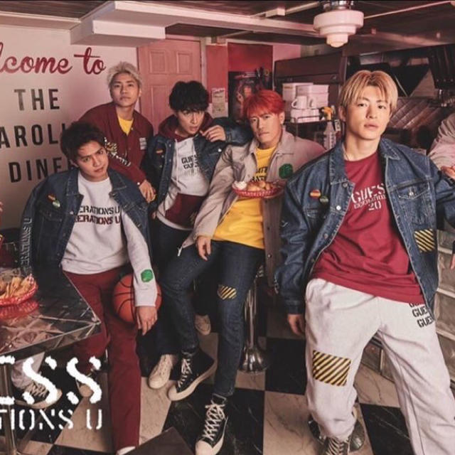 GUESS x GENERATIONS コーチジャケット