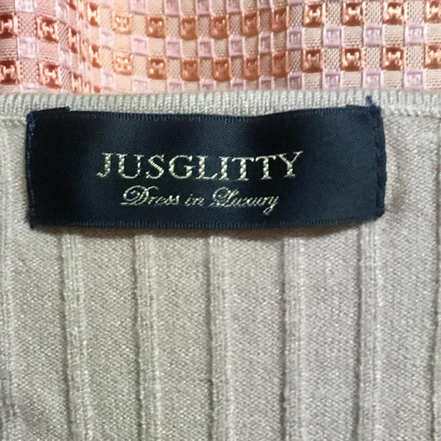 JUSGLITTY(ジャスグリッティー)のスカラップ袖ニット レディースのトップス(ニット/セーター)の商品写真