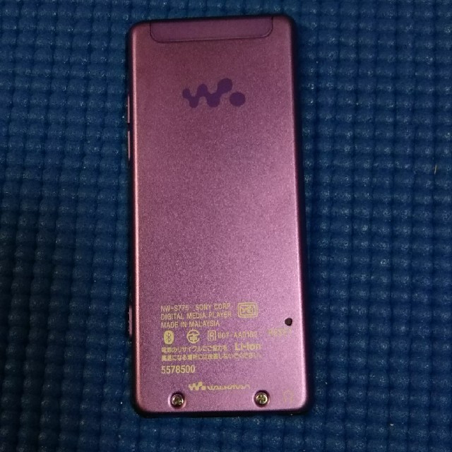 WALKMAN(ウォークマン)のSONY ウォークマン NW-S775 パープル(neconecoさん専用) スマホ/家電/カメラのオーディオ機器(ポータブルプレーヤー)の商品写真