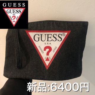 ゲス(GUESS)の【美品】GUESSクラッチバック バック(セカンドバッグ/クラッチバッグ)