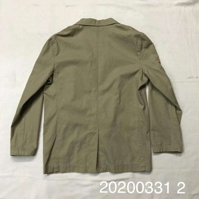 WOOLRICH(ウールリッチ)のウールリッチ メンズテーラードジャケット綿 Mサイズ　ベージュ メンズのジャケット/アウター(テーラードジャケット)の商品写真