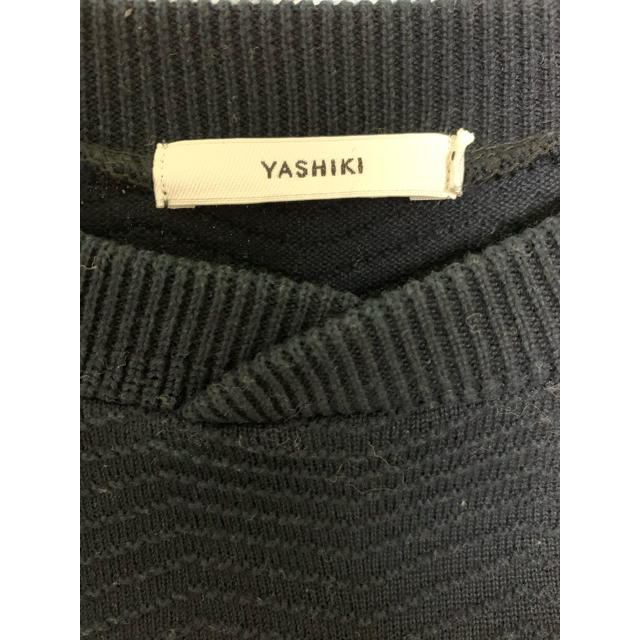 YASHIKI Samon Knit 18SS Dark NAVY  メンズのトップス(ニット/セーター)の商品写真