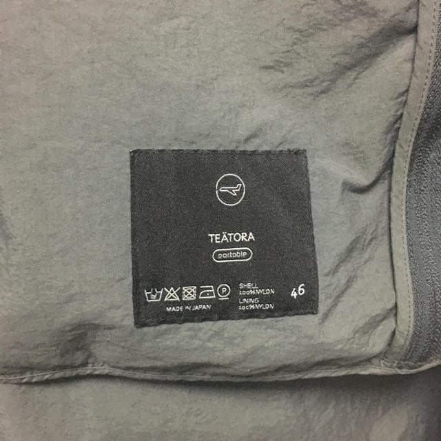 COMOLI(コモリ)のTEATORA デバイスコートパッカブル　カーボングレー メンズのジャケット/アウター(ステンカラーコート)の商品写真