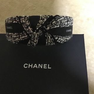 シャネル(CHANEL)のシャネルツイードカチューシャ　　まいこ様専用(カチューシャ)