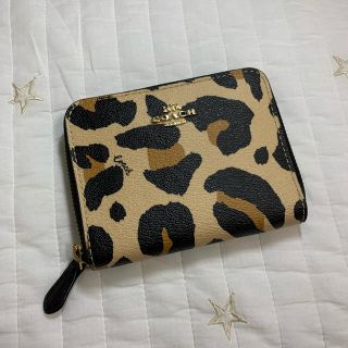 コーチ(COACH)のコーチ COACH レオパード 二つ折り財布(財布)