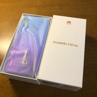 アンドロイド(ANDROID)のHUAWEI p30 lite 64gb SIMフリー　新品(スマートフォン本体)