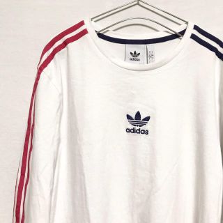 アディダス(adidas)のadidas アディダス トレフォイル　ロンT ワンポイント　Tシャツ(Tシャツ/カットソー(七分/長袖))