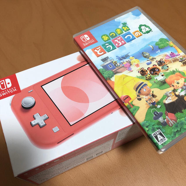 任天堂Switchらいとコーラル　どう森ソフト