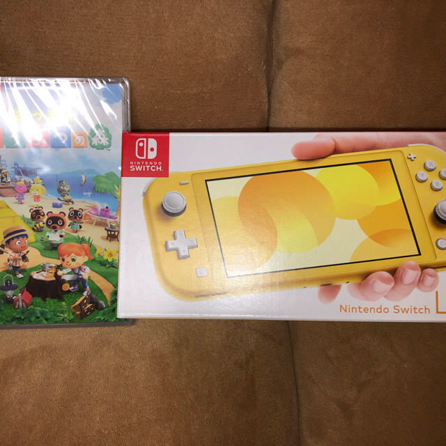 新品未開封 Nintendo switch lite イエロー どう森 セット