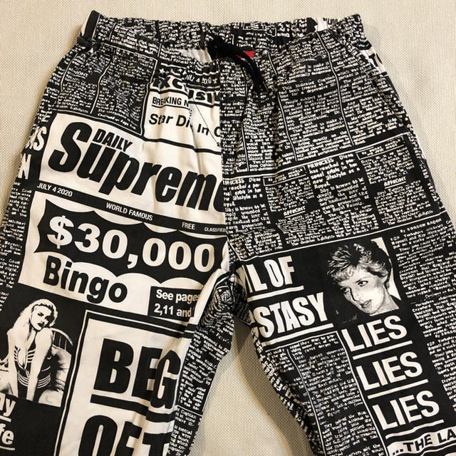 メンズsupreme newsprint skate pant Sサイズ