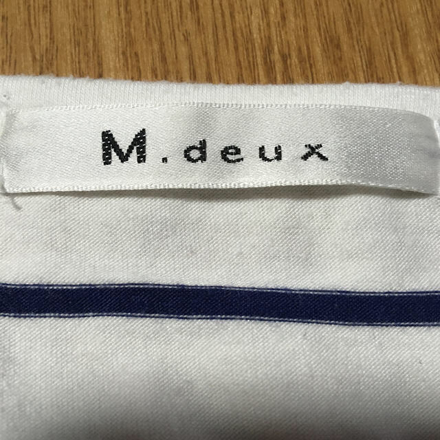 M.deux(エムドゥー)のボーダーTシャツ レディースのトップス(Tシャツ(半袖/袖なし))の商品写真