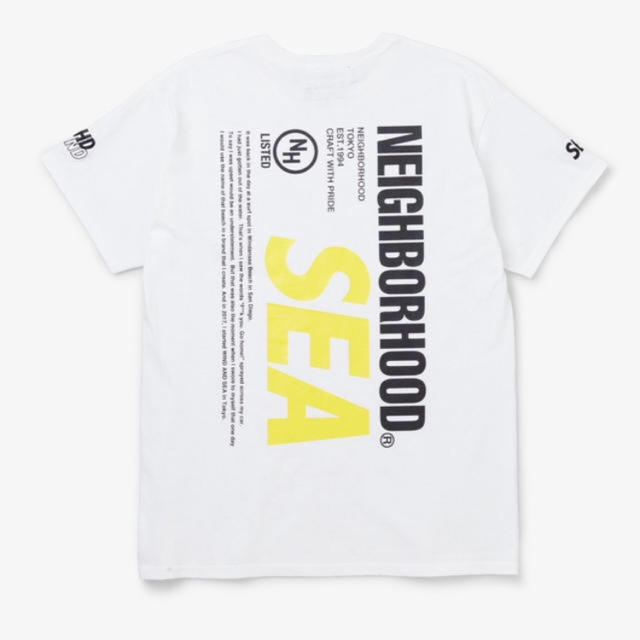 XL NEIGHBORHOOD × WIND AND SEA tee White