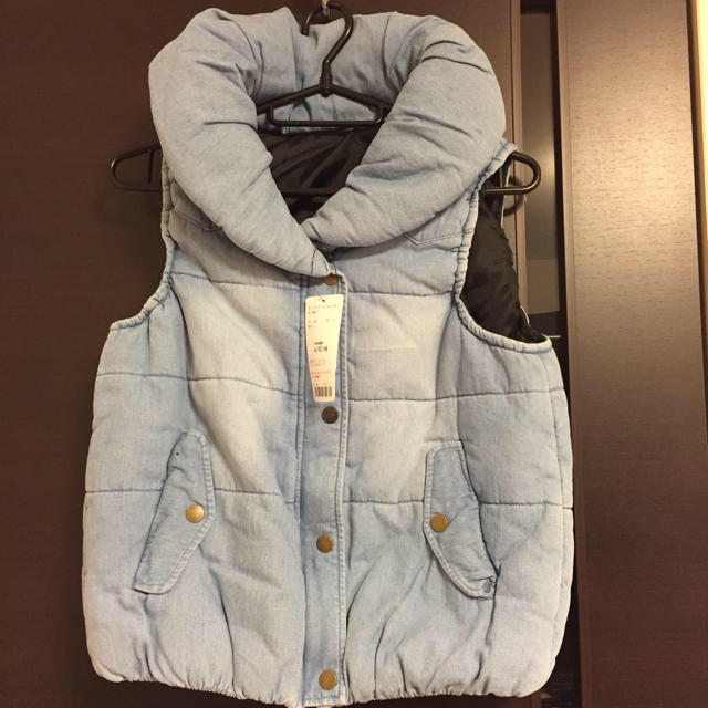 中綿ベスト レディースのジャケット/アウター(ダウンベスト)の商品写真