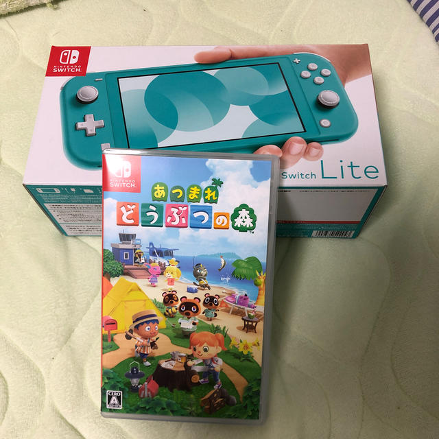 Nintendo Switch  Lite ターコイズ　あつまれどうぶつの森