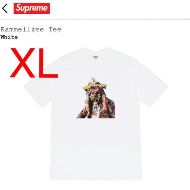 supreme Rammellzee T 白 XL ラメルジー