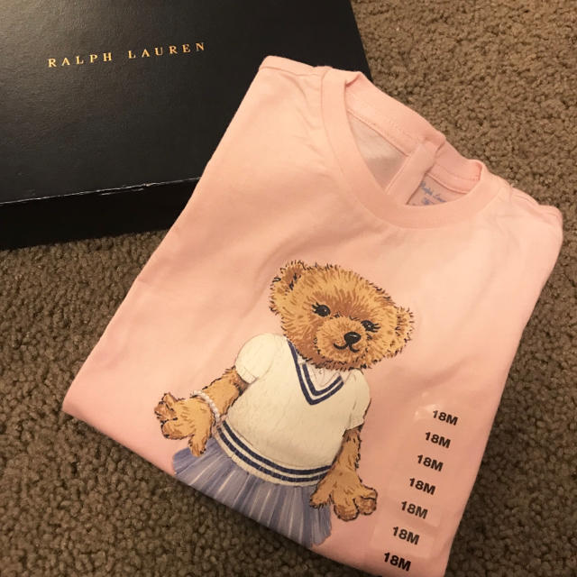 POLO RALPH LAUREN(ポロラルフローレン)の新品未使用 Ralph Lauren ポロベア 18M Tシャツ キッズ/ベビー/マタニティのベビー服(~85cm)(Ｔシャツ)の商品写真