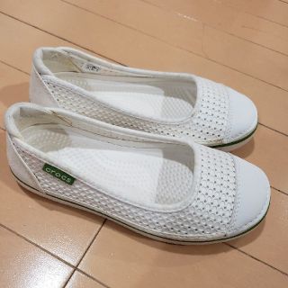 クロックス(crocs)のクロックス　白　(スリッポン)