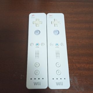 wiiリモコン 2本 ホワイト(家庭用ゲーム機本体)